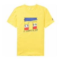 Le Coq Sportif Tour de France N4 Arrival T-Shirt - Yellow - XL