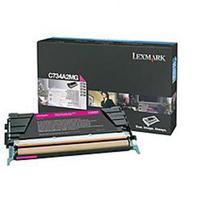 lexmark c734a2mg magenta original toner cartridge