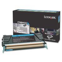 Lexmark C748H1CG Cyan Original High Capacity Return Program Toner Cartridge