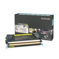 Lexmark C736H1YG Original Yellow High Capacity Return Program Toner Cartridge