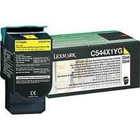 Lexmark C544X1YG Yellow Original Extra High Capacity Laser Return Programme Toner Cartridge