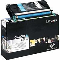 Lexmark C5220CS Original Cyan Return Program Toner Cartridge