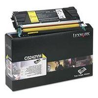 Lexmark C5242YH Original Yellow High Capacity Toner Cartridge