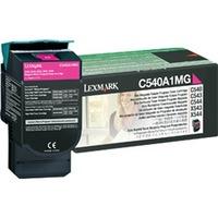 lexmark c540a1mg magenta original laser return programme toner cartrid ...