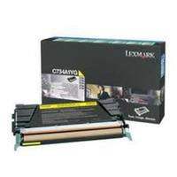 Lexmark C734A1YG Original Yellow Return Program Toner Cartridge