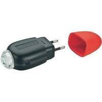 LED Mini torch AccuLux LED 2000 rechargeable 63 g Black, Red