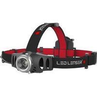 led headlamp led lenser rechargeable 132 g black red h6r