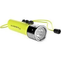 LED Diving torch Wrist strap LED Lenser D14.2 Daylight battery-powered 300 lm 233 g Neon yellow