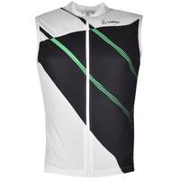 lffler perforated full zip sleeveless cycling jersey mens