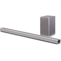 LG SH7 Sound Bar With Wireless Subwoofer and Adaptive Sound Control - Silver