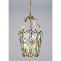 LG56115/4 Lantern 4 Light Bell Shaped Brass Lantern