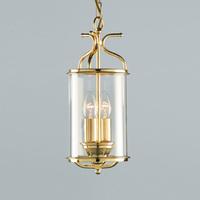 LG00029/PB Polished Brass Circular Hanging Ceiling Lantern