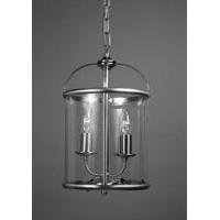 LG77132/AB Orly 2 Light Contemorary Lantern in Antique Brass