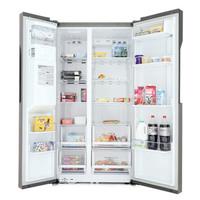 LG GSL360ICEV American Fridge Freezer in Shiny Steel Ice Water A