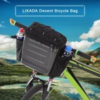 Lixada Bicycle Bike Bag Panniers Front Frame Tube Handlebar Bag Poch Case