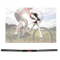 Lixada Bicycle Handlebar Carbon Fiber Mountain Bike Road Bike BMX Folding Bicycle Handle Bar Flat Bar 580mm/600mm/620mm