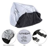 Lixada 180T Polyester Fabrics Bicycle Cover Foldable Durable Bike Cover for 2 Bikes with a Storage Bag