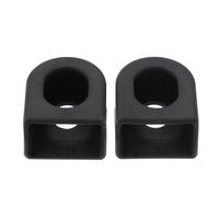 ?Lixada 1 Pair of Bike Crank Arm End Crankset Cover Protective Sleeve Cap Silicone Wear-resistant for Road Bike MTB Folding Bike