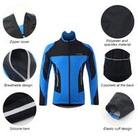 Lixada Men\'s Outdoor Cycling Jacket Winter Thermal Breathable Comfortable Long Sleeve Coat Water Resistant Riding Sportswear