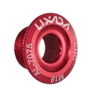 Lixada 1pc M18/M20 Bike Bicycle MTB Mountain Bike Crank Bolt Hollow Fixing Crank Arm Bolt Cap Screw Aluminum Alloy