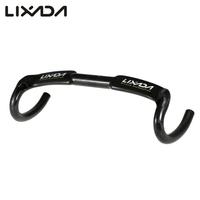 ?Lixada Ultra-light 31.8mm Glossy Carbon Fiber Drop Handlebar Road Bike Bicycle Race Handle bars Cycling Sports Bicycle Accessories