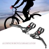 Lixada Bicycle CNC Aluminum Brake Lever MTB Mountain Bike 3 Fingers Mechanical Brake Levers 1 Pair