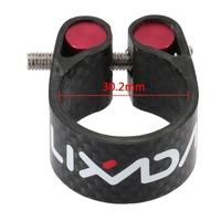 Lixada Carbon Fiber Seat Post Clamp Lightweight 30.2mm 34.9mm Cycling Accessory