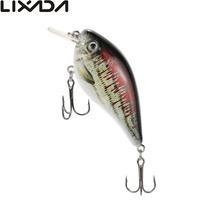 Lixada 75mm/13g Crank Fishing Lure Hard Bait with Hooks Fishing Metal Ball Tackle