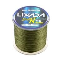 lixada 500m super strong multifilament polyethylene braided fishing li ...