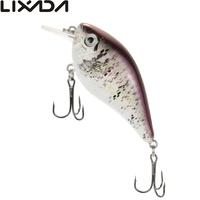 Lixada 75mm/13g Crank Fishing Lure Hard Bait with Hooks Fishing Metal Ball Tackle