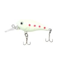 Lifelike Hard Fishing Lure Chubby Fatty Crank Bait Tackle with Treble Hooks