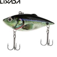 Lixada 63mm/9g Life-like Crank Fishing Lure Hard Bait with Hooks Fishing Metal ball Tackle Bass Bait Swimbait Shad Herring Bass Pike Muskie