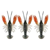 Lixada 8cm / 14g Soft Crawfish Shrimp Lobster Claw Bait Artificial Lure Bait Swimbait