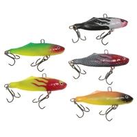 Lixada 5pcs PVC Sub Soft Leaded Bait Lead Fishing Lure 6cm/15g VIB Lures