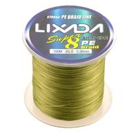 lixada 100m super strong multifilament polyethylene braided fishing li ...