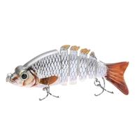 lixada 10cm 4 21g multi jointed fishing hard lure bait swimbait life l ...