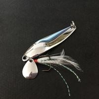 Lixada 4PCS Metal Fishing Lure Hard Baits Sequins Spoon Noise Paillette with Treble Hook 5/7/10/13g