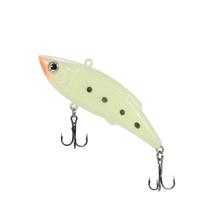 Lixada 10g/7.5cm Noctilucous Hard Plastic Fishing Lures VIB Hooks Saltwater Freshwater Deep Diver Sinking Baits