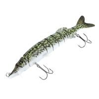 lixada 8 20cm 67g lifelike multi jointed 8 segement pike muskie fishin ...