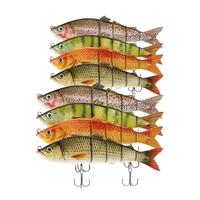 Lixada 22cm / 25cm Lifelike Multi-jointed 5-segement Swimbait Hard Fishing Lure Bass Bait