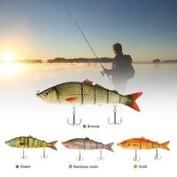 Lixada 22cm / 25cm Lifelike Multi-jointed 5-segement Swimbait Hard Fishing Lure Bass Bait