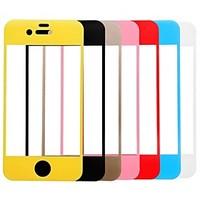 Link Dream Colorful Premium Tempered Glass Screen Protector with Holder for iPhone 4/4s