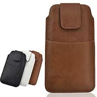 litchi grain pu leather waist pouch for iphone 66s and others under 47