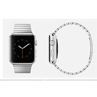 link bracelet stainless steel watchband with the connector for apple w ...