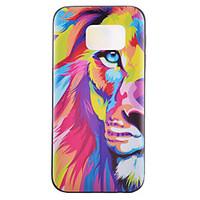 lion pattern tpu phone case for samsung galaxy s7 s7 edge s7 plus s6 s ...