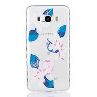 Lily Pattern Tpu Material Highly Transparent Phone Case For Samsung Galaxy G530 J3 PRO j1 J3 J5 J7 (2016)