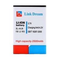 Link Dream 3.7V 2500mAh Mobile Phone Rechargeable Li-ion Battery Replacement for LG P970 / MS840 / L5 / E610 / E615 / E612 (BL-44JN)