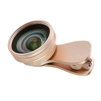 lieqi lq 031 2 in 1 clip on optical glass lens hd 06x wide angle lens  ...