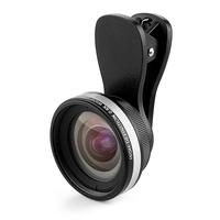 LIEQI LQ-033 2 in 1 Clip-on Optical Glass Lens HD 0.6X Wide-angle Lens 15X Macro-lens for iPhone 7 7 Plus 6 Plus 6S Plus iPad mini Air Samsung Note 7 
