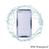 Light Weight Durable Protective Case Shell Cover Dustproof Waterproof IP68 Shockproof with String for iPhone 6 Plus